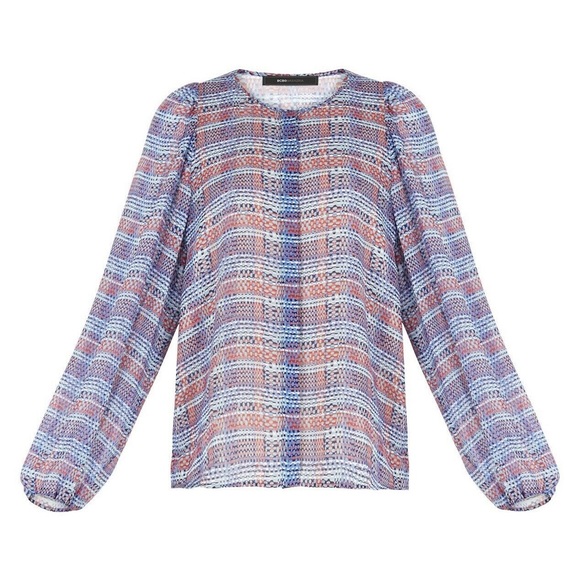 🔮 BCBGMaxazria 100% Silk Blouse (XS) - Picture 5 of 8